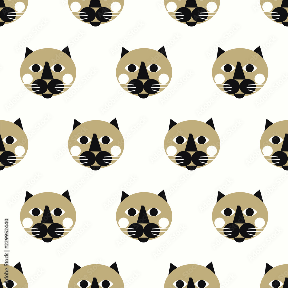 seamless tiger pattern