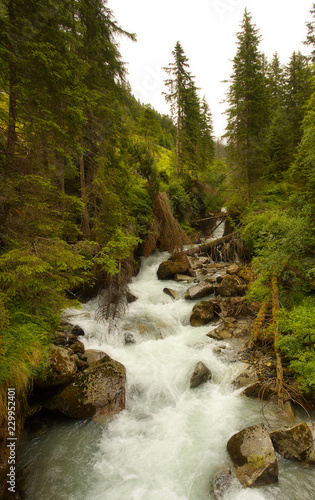 Mountain river photo