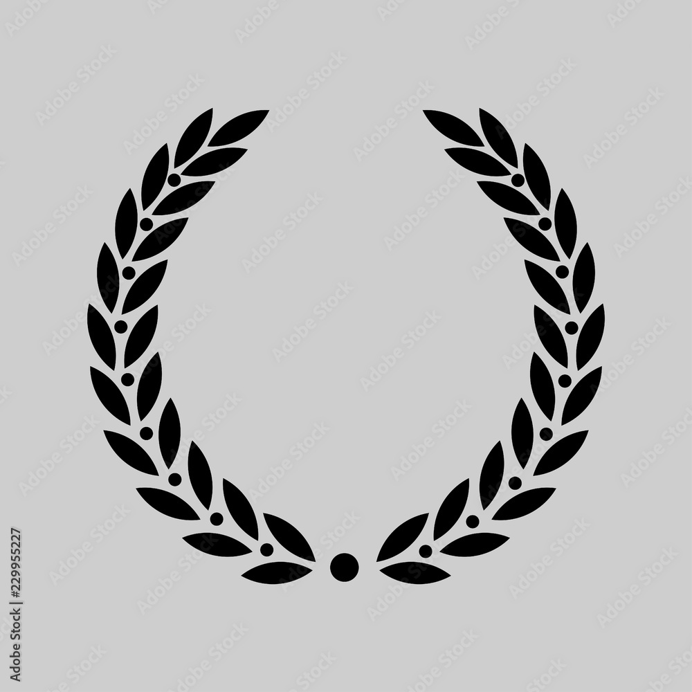 icon laurel wreath, spotrs design