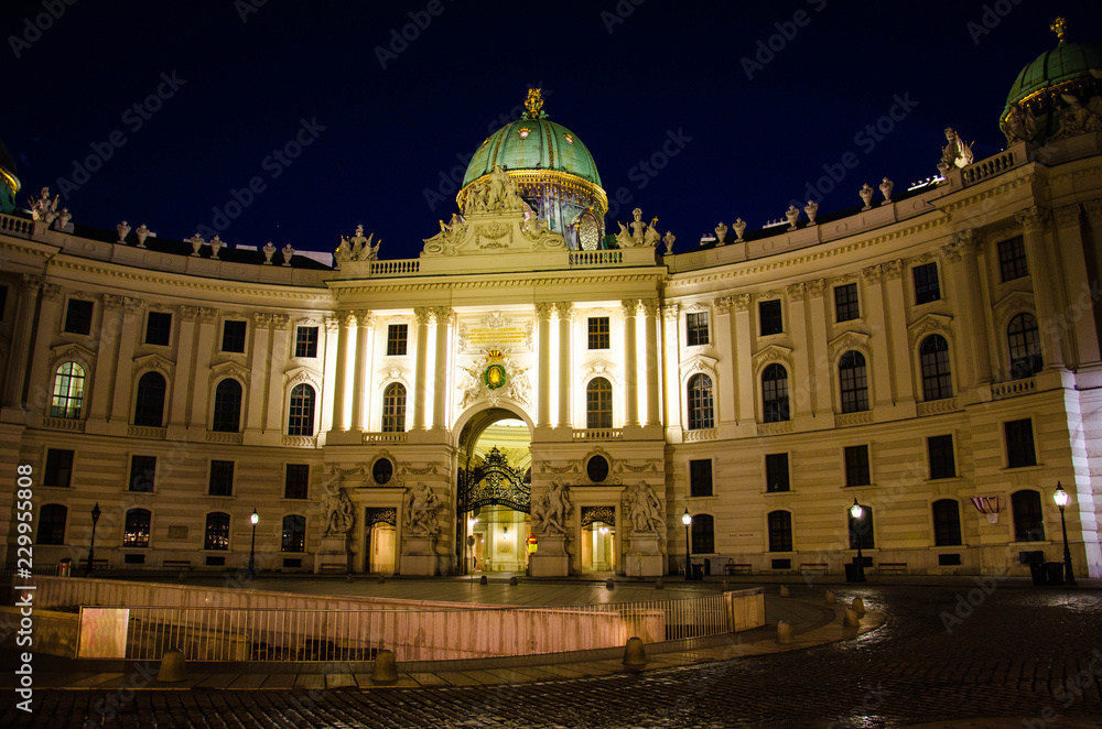 Michaelertrakt palace, Hofburg in Vienna, Austria