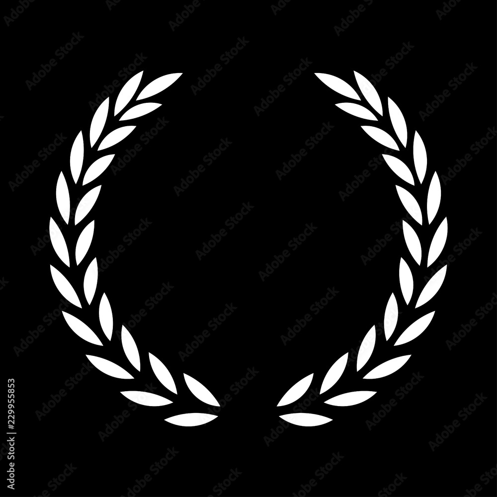 icon laurel wreath, spotrs design