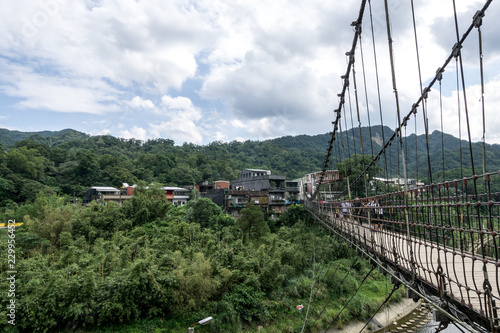 Jingan Suspension Bridge photo