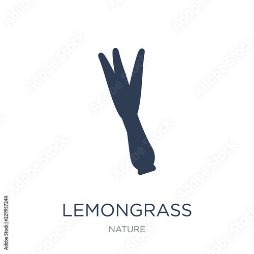 Lemongrass icon. Trendy flat vector Lemongrass icon on white background from nature collection