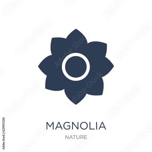 Magnolia icon. Trendy flat vector Magnolia icon on white background from nature collection