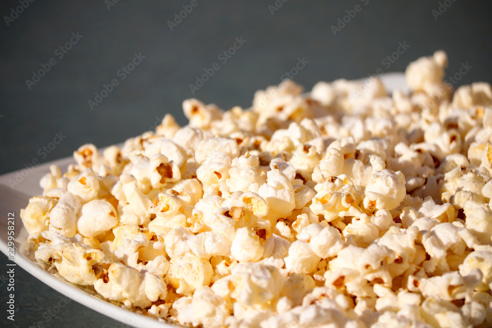 Close up popcorn Close up popcorn