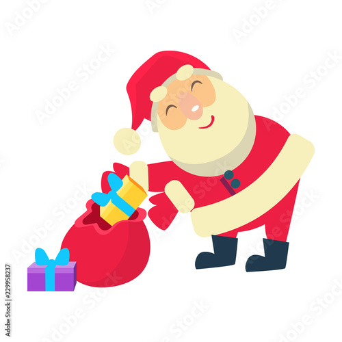 Vector Illustration of Santa Claus