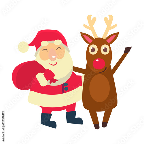 Vector Illustration of Santa Claus