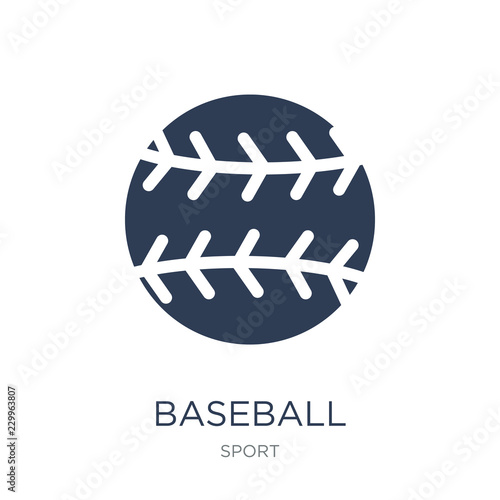 Baseball icon. Trendy flat vector Baseball icon on white background from sport collection