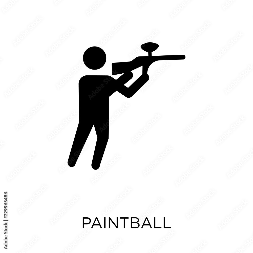 Paintball icon. Paintball symbol design from Activity and Hobbies collection. Paintball icon. Paintball symbol design from Activity and Hobbies collection.