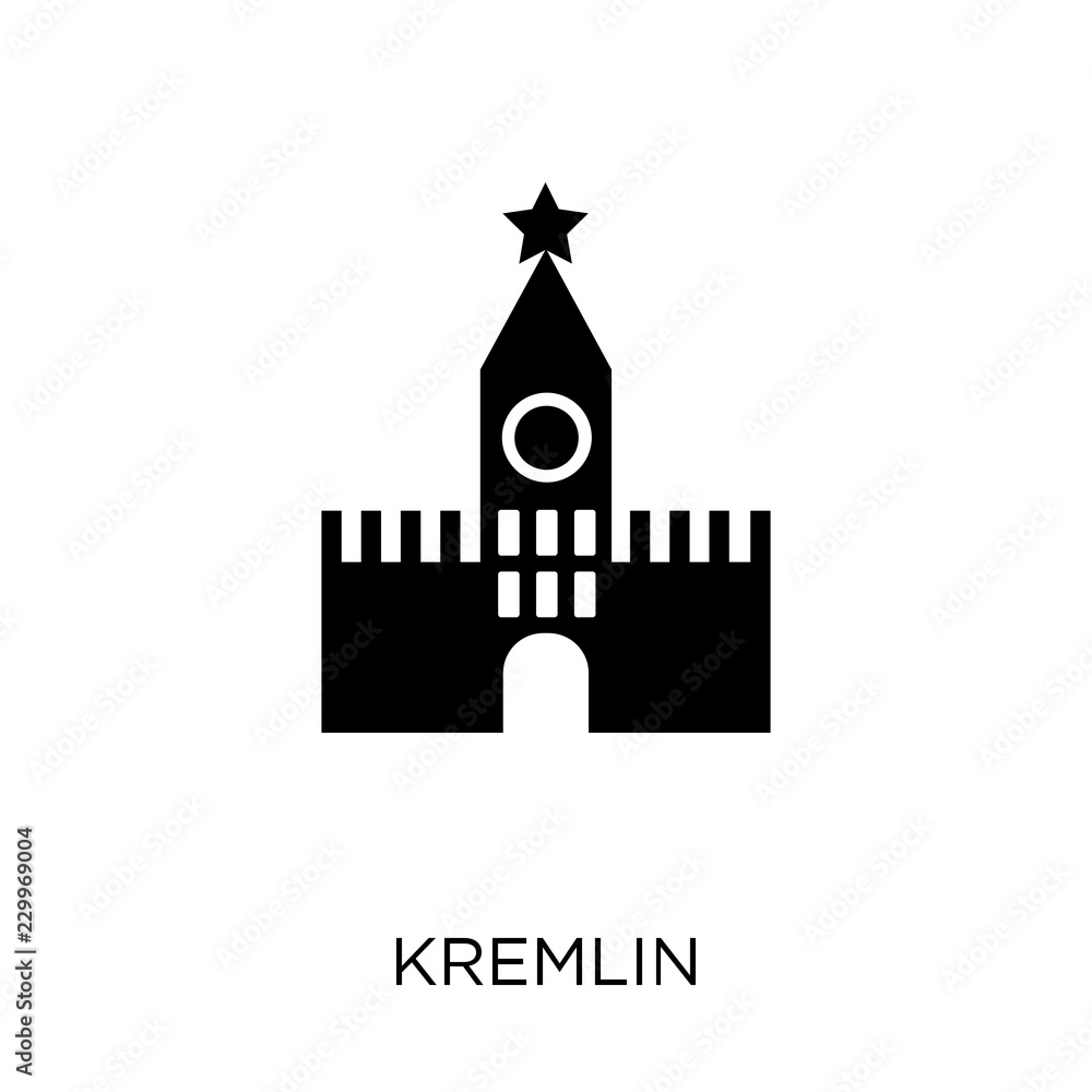 Kremlin icon. Kremlin symbol design from Architecture collection.