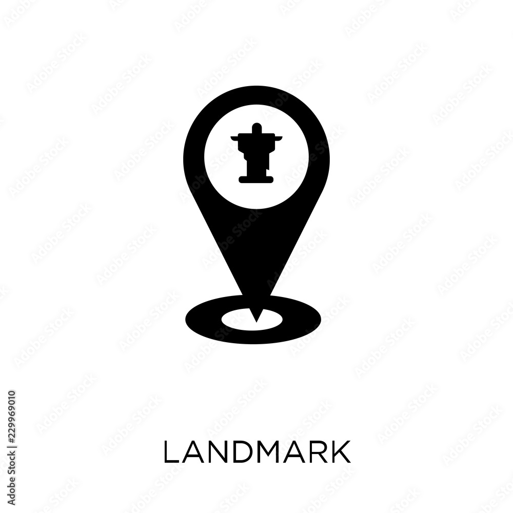 Landmark icon. Landmark symbol design from Travel collection. Landmark icon. Landmark symbol design from Travel collection.