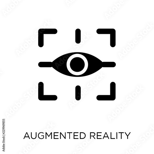 Augmented reality icon. Augmented reality symbol design from Artificial Intellegence collection. Simple element vector illustration. Can be used in web and mobile.