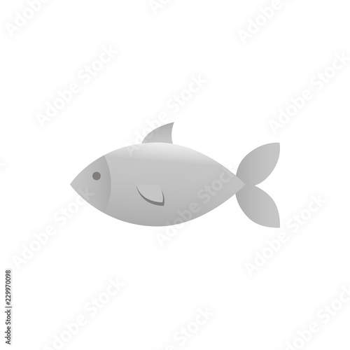 fish flat vector
