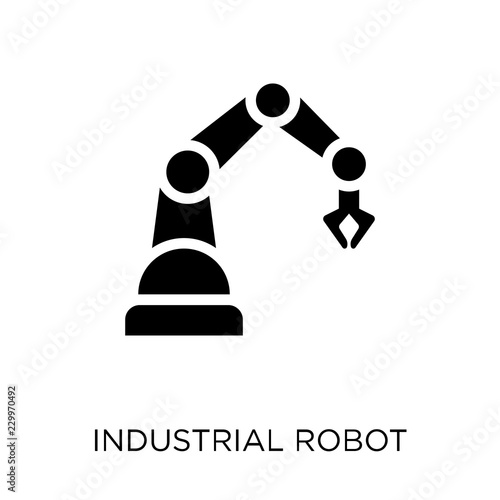 Industrial robot icon. Industrial robot symbol design from Artificial Intellegence collection. Simple element vector illustration. Can be used in web and mobile.