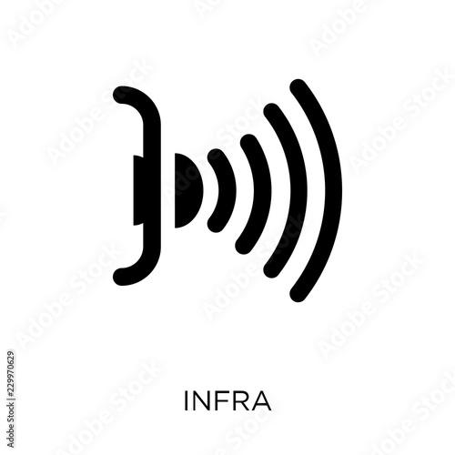 Infrared icon. Infrared symbol design from Future technology collection. Simple element vector illustration. Can be used in web and mobile.