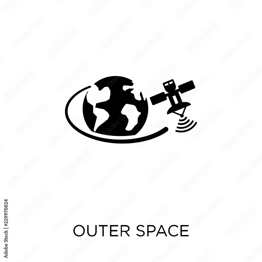 Outer space icon. Outer space symbol design from Artificial Intellegence collection. Simple element vector illustration. Can be used in web and mobile. Outer space icon. Outer space symbol design from Artificial Intellegence collection. Simple element vector illustration. Can be used in web and mobile.