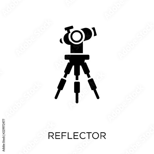 Reflector icon. Reflector symbol design from Astronomy collection. Simple element vector illustration. Can be used in web and mobile.
