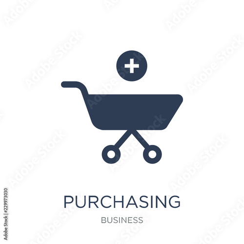 Purchasing power parity icon. Trendy flat vector Purchasing power parity icon on white background from business collection
