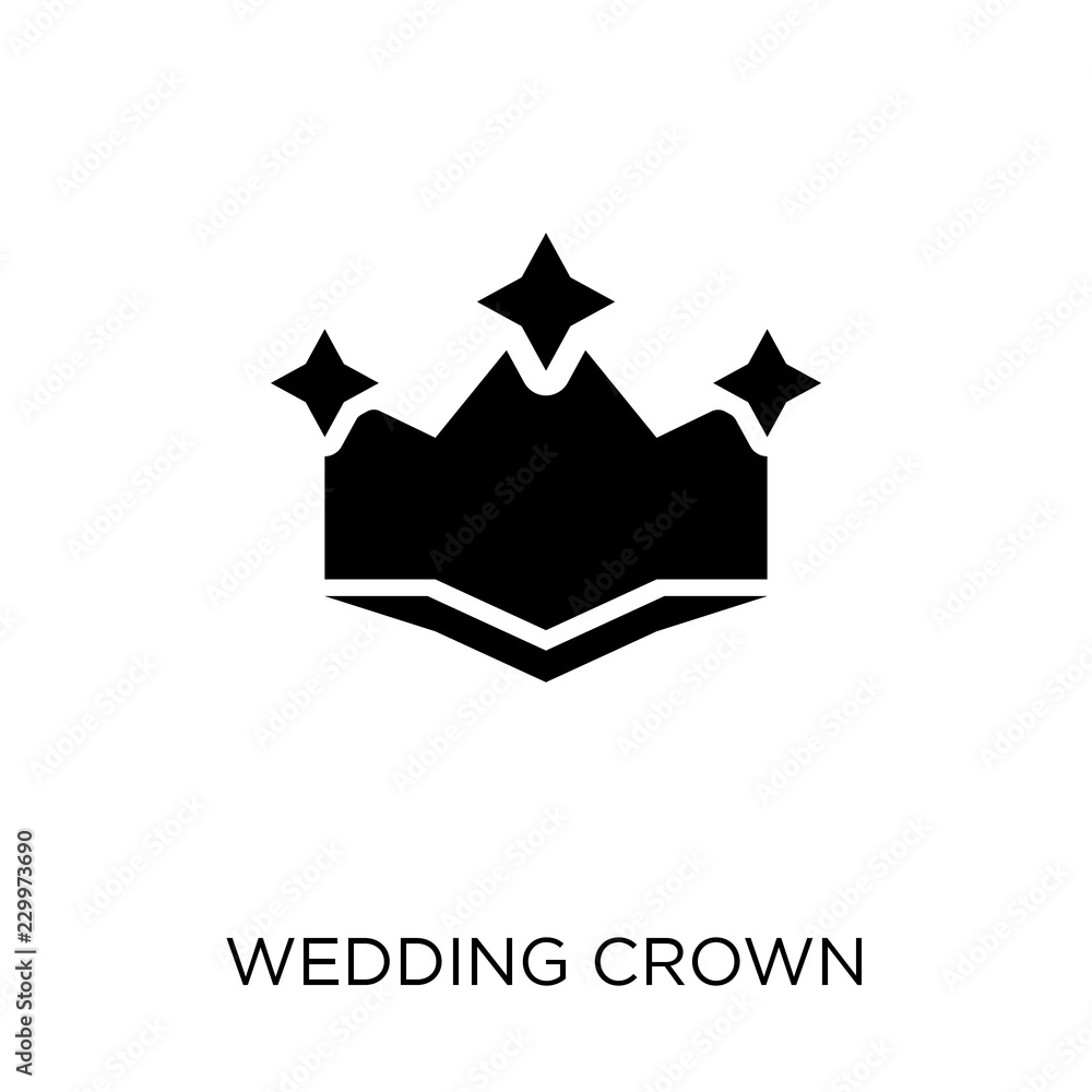 wedding Crown icon. wedding Crown symbol design from Wedding and love collection.