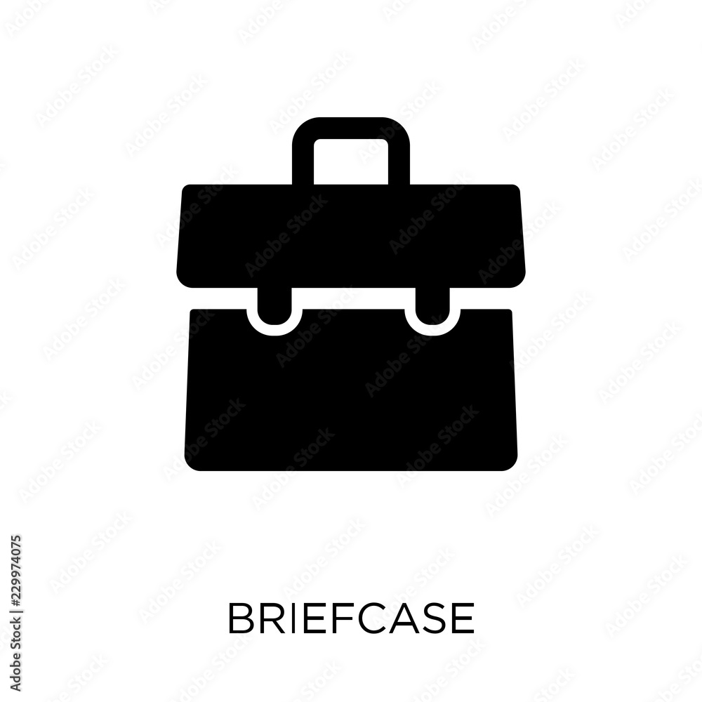 Briefcase icon. Briefcase symbol design from Business collection. Briefcase icon. Briefcase symbol design from Business collection.