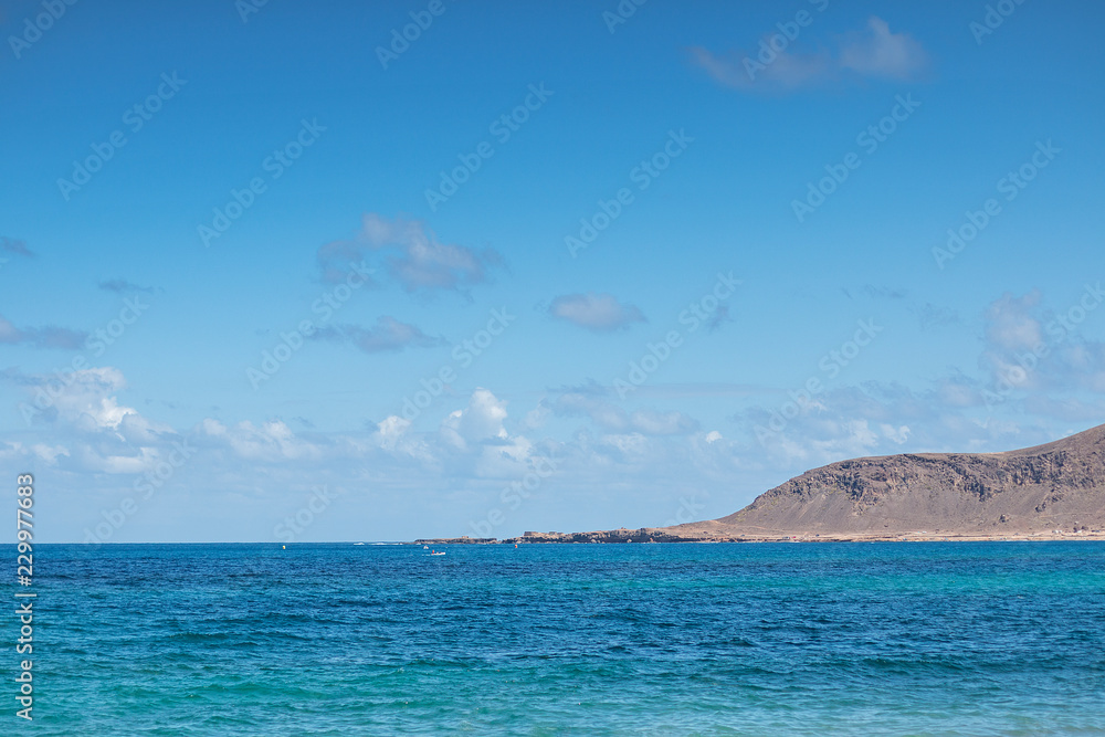 Fototapeta premium Sunny day ocean beautiful view.
