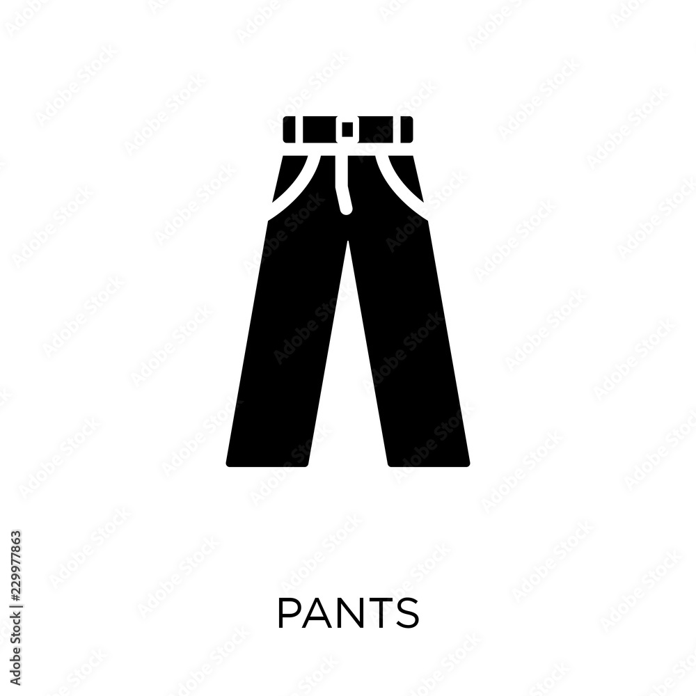 Pants Icon Pants Symbol Design From Clothes Collection Stock Vector pants-icon-pants-symbol-design-from-clothes-collection-stock-vector