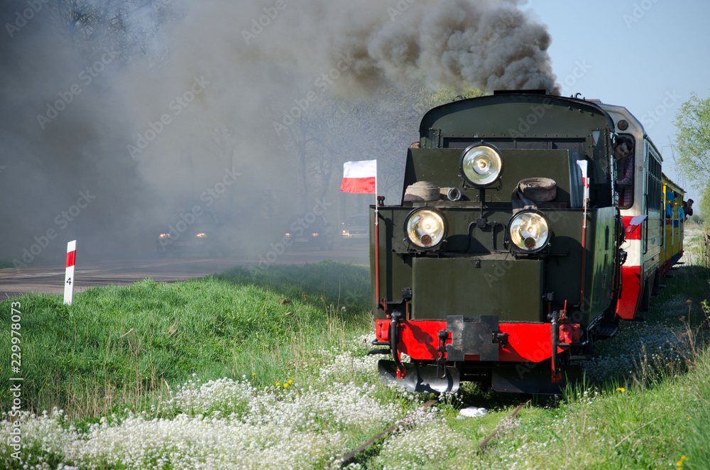 Obraz premium stare lokomotywy