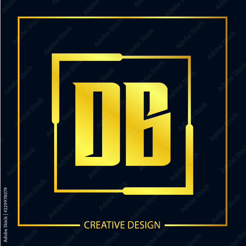Initial Letter DB Logo Template Design Initial Letter DB Logo Template Design