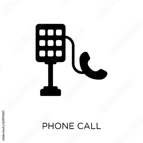 Phone call icon. Phone call symbol design from Communication collection.