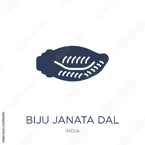 biju janata dal icon. Trendy flat vector biju janata dal icon on white background from india collection