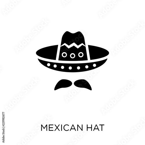 Mexican Hat icon. Mexican Hat symbol design from Desert collection.