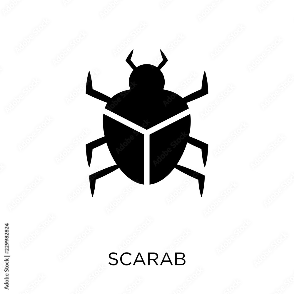 Scarab icon. Scarab symbol design from Desert collection. Scarab icon. Scarab symbol design from Desert collection.