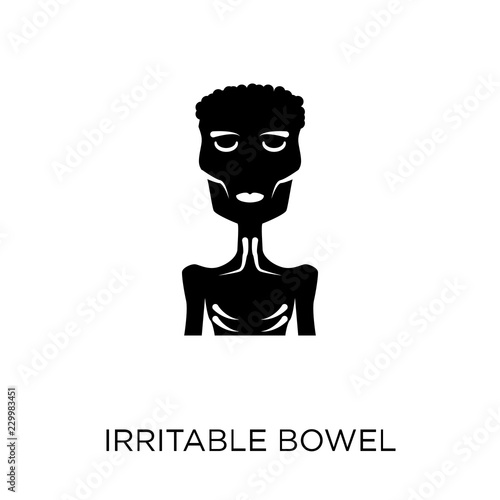 Irritable bowel syndrome icon. Irritable bowel syndrome symbol design from Diseases collection.