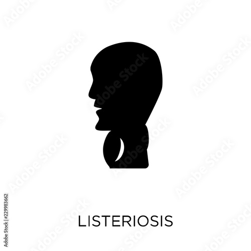 Listeriosis icon. Listeriosis symbol design from Diseases collection.