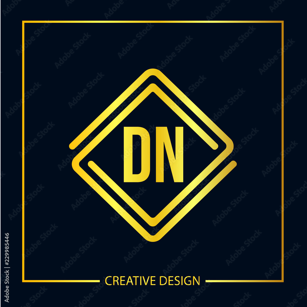 Initial Letter DN Logo Template Design Initial Letter DN Logo Template Design