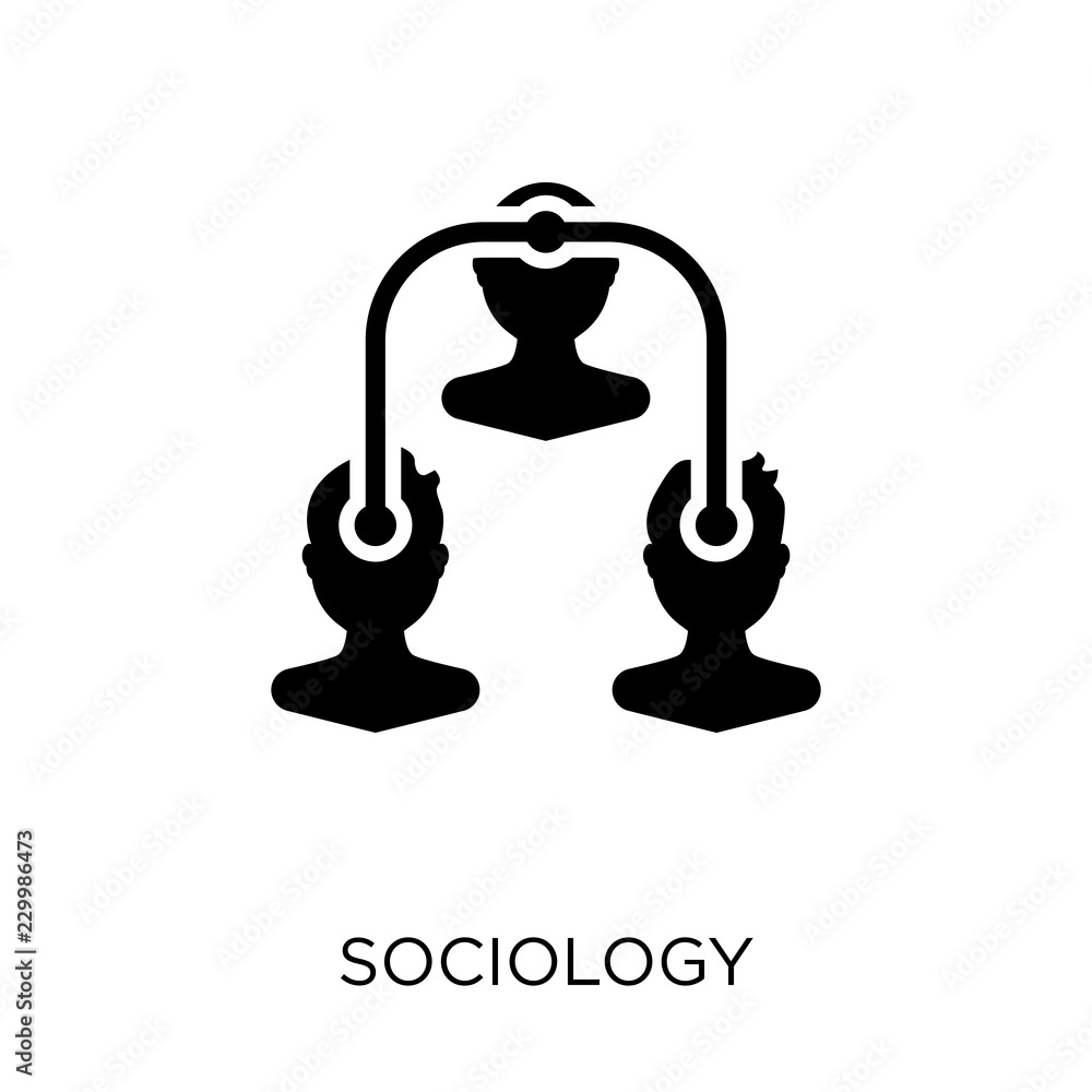 Sociology icon. Sociology symbol design from Online learning collection. Simple element vector illustration. Can be used in web and mobile. Sociology icon. Sociology symbol design from Online learning collection. Simple element vector illustration. Can be used in web and mobile.