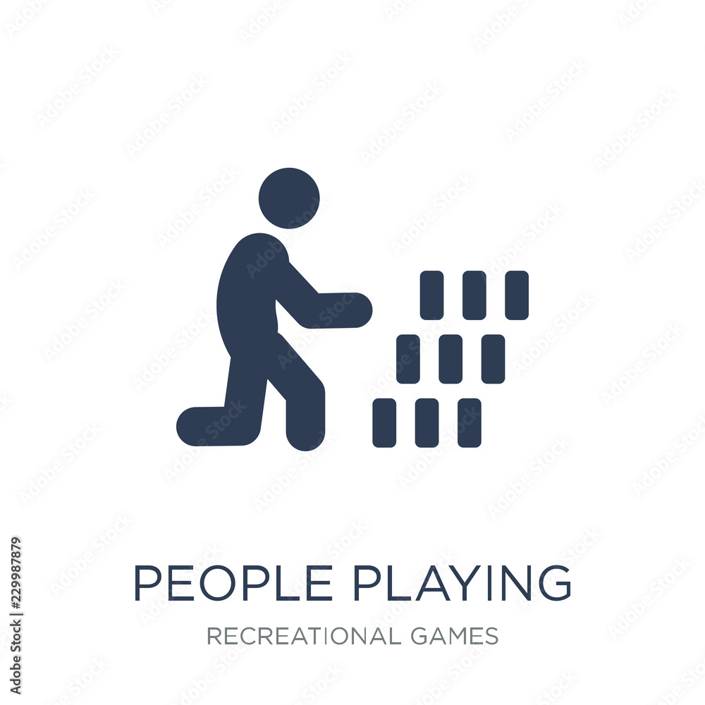 People playing Rummy icon icon. Trendy flat vector People playing Rummy icon on white background from Recreational games collection People playing Rummy icon icon. Trendy flat vector People playing Rummy icon on white background from Recreational games collection
