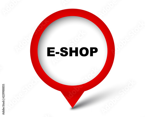 red vector banner eshop
