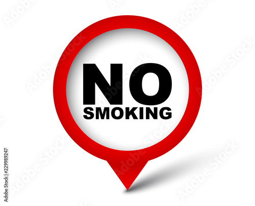Free Download red vector banner no smoking - GFXLoad
