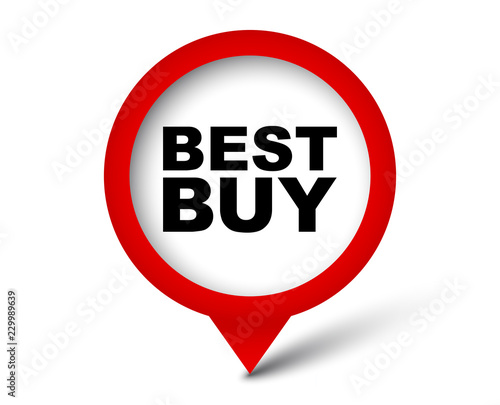 red vector banner best buy