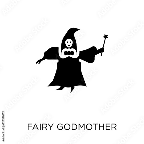 fairy godmother icon. fairy godmother symbol design from Fairy tale collection.