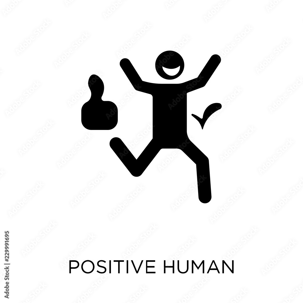 positive human icon. positive human symbol design from Feelings collection. positive human icon. positive human symbol design from Feelings collection.