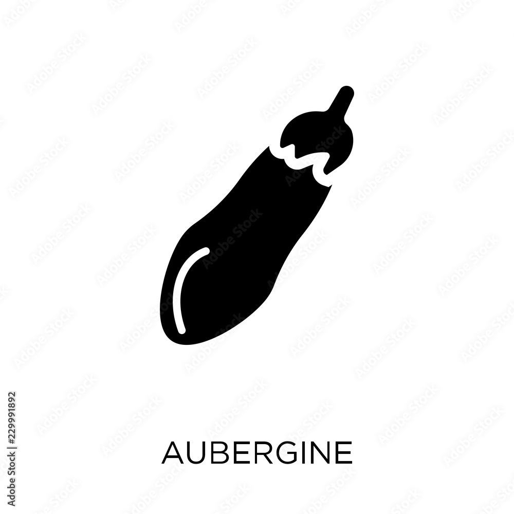 Aubergine icon. Aubergine symbol design from Fruit and vegetables collection. Aubergine icon. Aubergine symbol design from Fruit and vegetables collection.