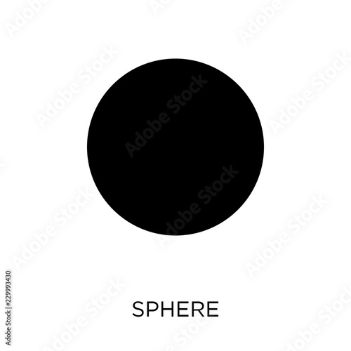 Sphere icon. Sphere symbol design from Geometry collection.