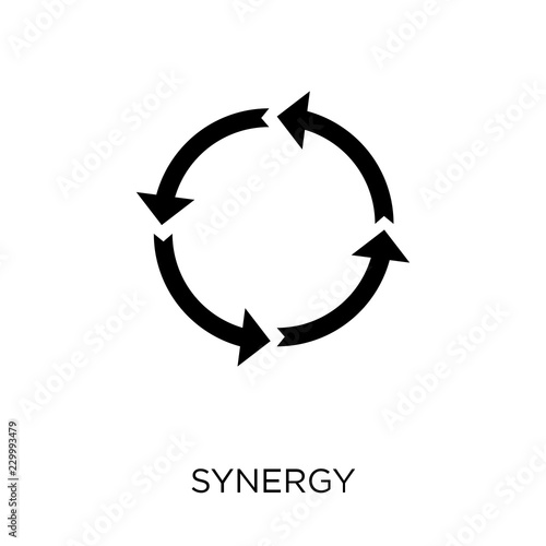 Synergy icon. Synergy symbol design from Geometry collection. vector de  Stock | Adobe Stock