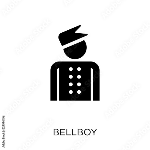 Bellboy icon. Bellboy symbol design from Hotel collection.