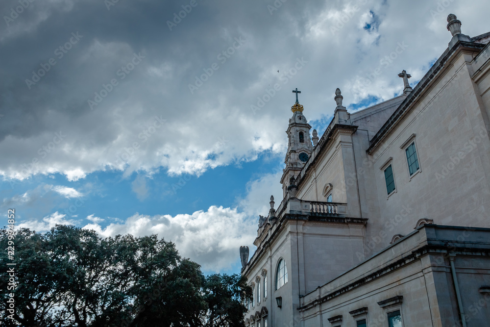 The Sanctuary of Fatima, which is also referred to as the Basilica of Our Lady of Fatima, Portugal. The Sanctuary of Fatima, which is also referred to as the Basilica of Our Lady of Fatima, Portugal.