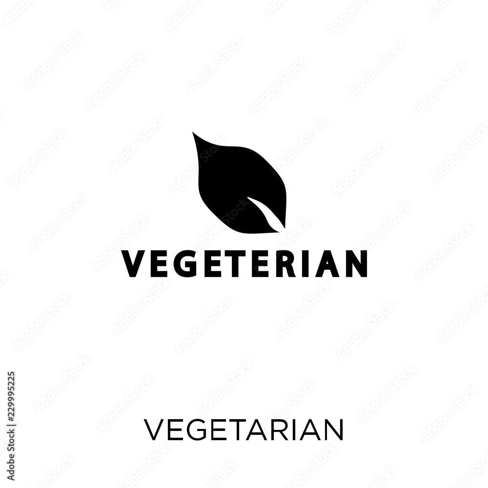 Vegetarian icon. Vegetarian symbol design from Restaurant collection. Vegetarian icon. Vegetarian symbol design from Restaurant collection.