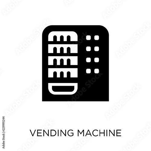 Vending machine icon. Vending machine symbol design from Hotel collection.