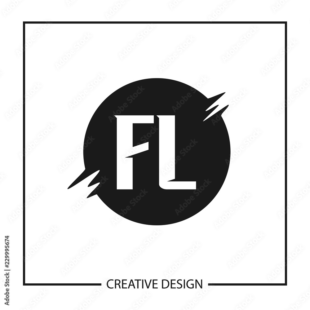 Initial Letter Logo FL Template Design Initial Letter Logo FL Template Design